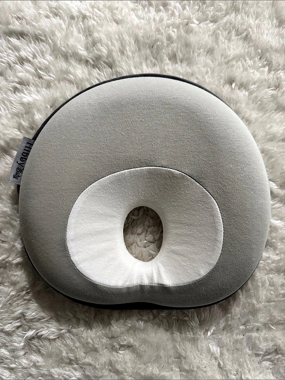Hibby Baby Head Shaping Pillow Hibby White
